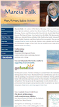 Mobile Screenshot of marciafalk.com